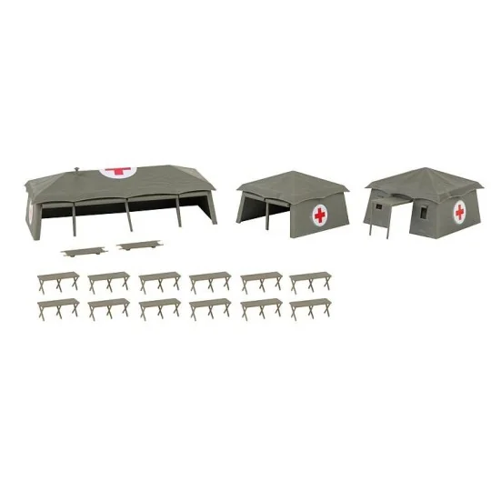 Faller 144109 Maquette, Tentes infirmeries Faller Faller_144109 - 2 Faller_144109-Maquette, Tentes infirmeries - Faller 144109