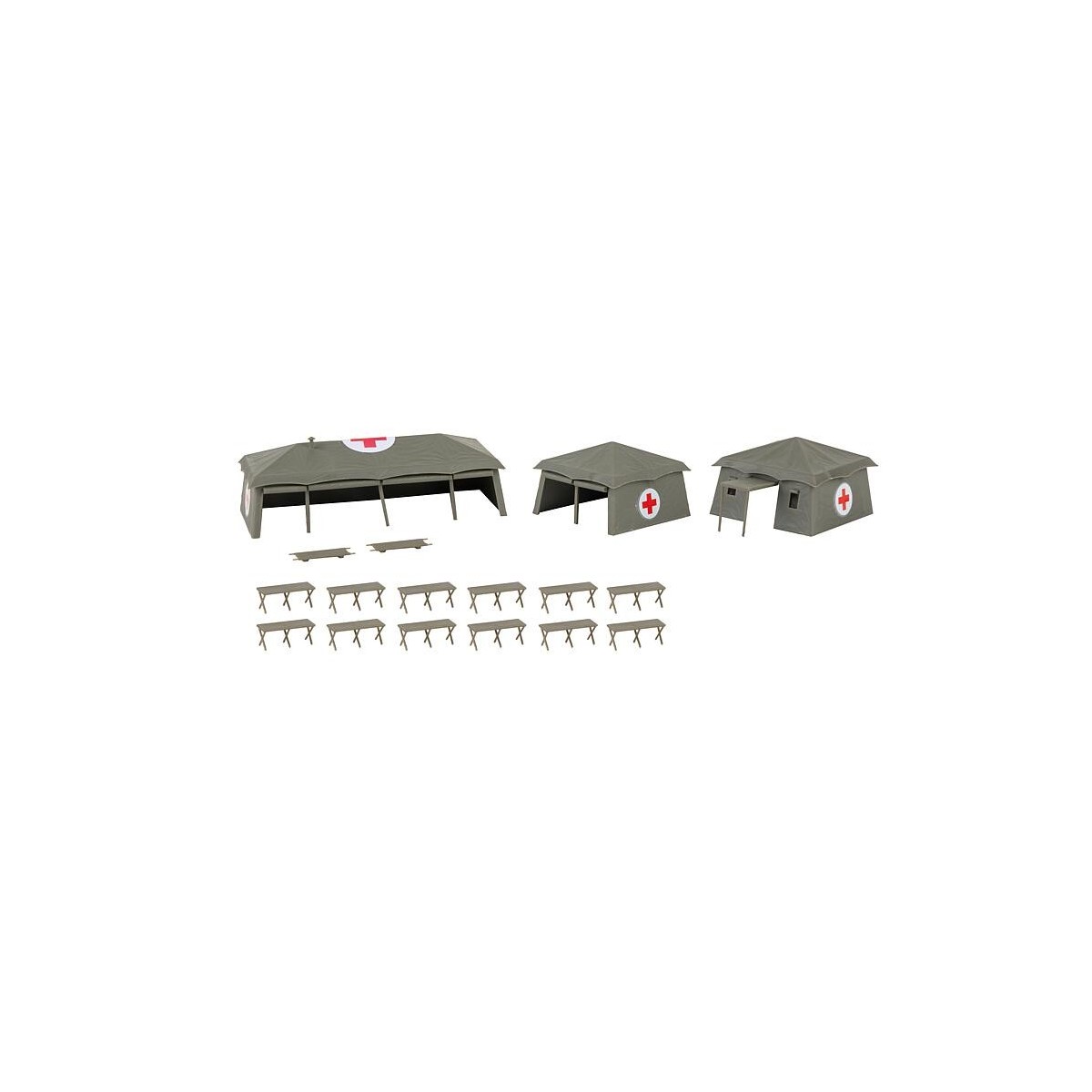 Faller 144109 Maquette, Tentes infirmeries Faller Faller_144109 - 2 Faller 144109 Maquette, Tentes infirmeries Faller Faller_144109 - 2