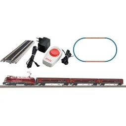 Piko 57178 Analog Starter Set with Railjet Locomotive and Passenger...