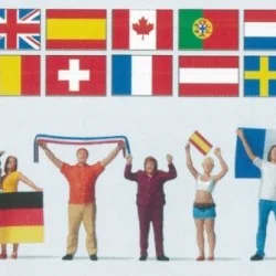 Preiser 10745 Characters, Football Supporters - Preiser - Preiser_1...