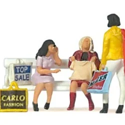 Preiser 10738 Personnages, Pause shopping Preiser Preiser_10738 - 1