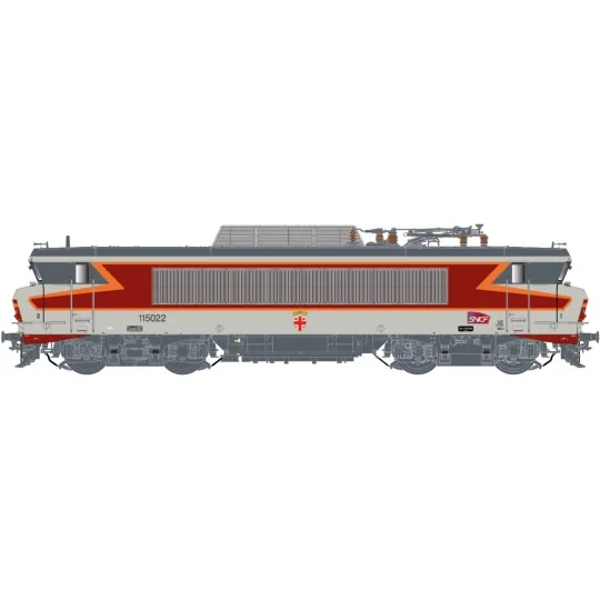 LS Models 10489 BB 15022 electric locomotive, SNCF, Arzens livery, ... Lsm_10489-LS Models 10489 BB 15022 electric locomotive, SNCF, Arzens livery, Carmillon logo, Achères