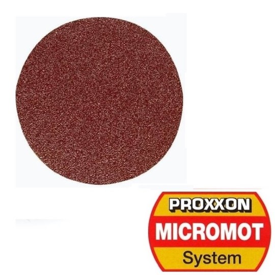 PRX-28549-Disque abrasif en corindon pour LHW Proxxon - Grain 80 (x12)