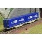 REE Modeles NW205 Wagon porte conteneurs Sggmrss 90 NOVA, SNCF, 2 caisses TAB - de CO2, N - 1/160 Ree Modeles NW-205 - 1 NW-205-REE Modeles NW205 Wagon porte conteneurs Sggmrss 90 NOVA, SNCF, 2 caisses TAB - de CO2, N - 1/160