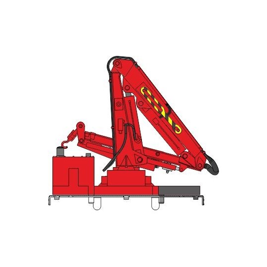 XB-851-Ree Modeles XB-851 Crane for DU65 Railcar