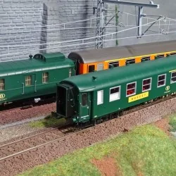 Models Word 1601 Set de 8 Voitures Cologne-Ostende E318 (1978) SNCB - NMBS Models World MW_1601 - 1