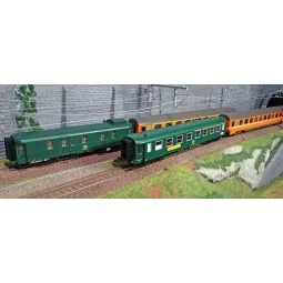 Models Word 1601 Set of 8 Cologne-Ostend Carriages E318 (1978) SNCB...
