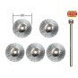 PRX-28956-Proxxon stainless steel disc brushes Ø 22 mm (x5)