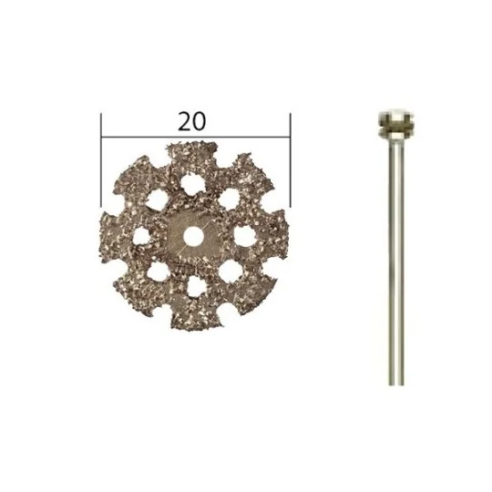 PRX-28838-20mm tungsten carbide cutting discs + Proxxon holder - PRX-28838