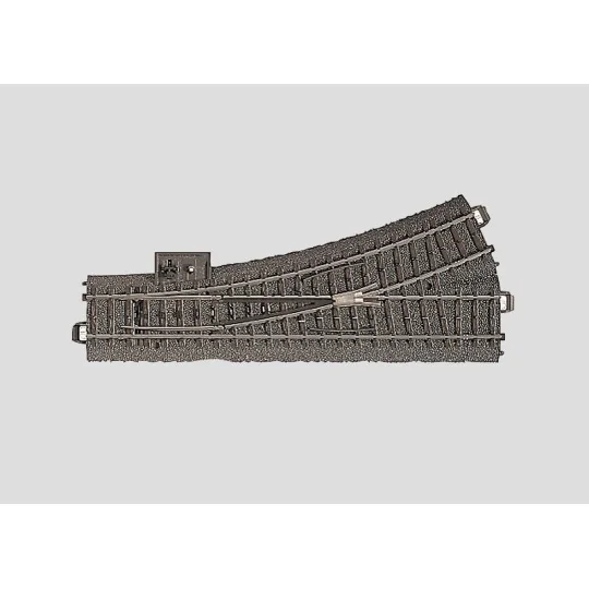 Marklin_24611-Marklin 24611 Right-to-left turnout 188.3mm R2 / 24.3° C track