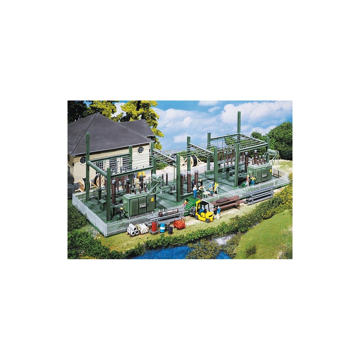 Faller 130958 Model Kit, Transformer Substation - Faller_130958