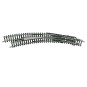 Trix_14947-MiniTrix 14947 Aiguillage courbe à gauche R3/R4 30°
