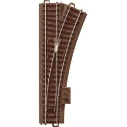 Trix 62612 Aiguillage droit à droite 188.3mm R2 - 24.3° Trix Trix_62612 - 1