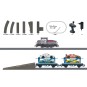 Marklin_29952-Marklin 29952 Car Transporter Train Starter Set with Henschel DHG 500 Diesel Locomotive - Start up