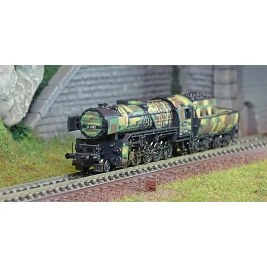 HN2485-Arnold HN2485 Locomotive vapeur classe 42 1083, DRB, livrée camouflage