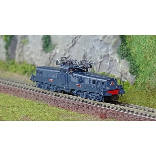 HN2549S-Arnold HN2549S Locomotive électrique CC 14111, 4 phares, SNCF, livrée bleue, ép. III, sonore
