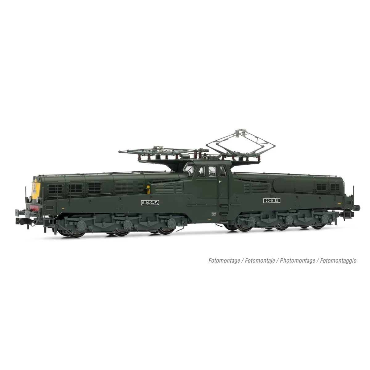Arnold HN2550 CC 14132 electric locomotive, 2 headlights, SNCF, gre...