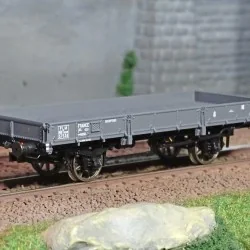 Ree modeles WB599 Wagon Plat OCEM 29, Gris PLM, NNTouw Frein à levier, Roues rayons Ree Modeles WB-599 - 1