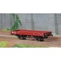 WB-601-Ree models WB601 OCEM 29 Flat Wagon, Red Sideros PLM, NNTouw Lever Brake, Spoked Wheels