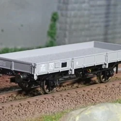 Ree modeles WB603 Wagon Plat OCEM 29, Gris MIDI PLM, NNTouw Frein à levier, Roues rayons Ree Modeles WB-603 - 1