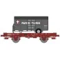 Ree modeles WB649 Wagon UFR Mono-Porteur rouge, roues à rayons + Remorque Fourgon PARIS TURIN Ree Modeles WB-649 - 3 WB-649-Ree modeles WB649 Wagon UFR Mono-Porteur rouge, roues à rayons + Remorque Fourgon PARIS TURIN