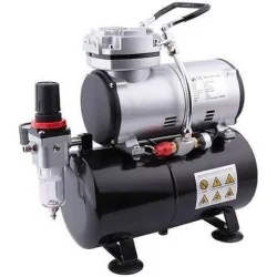 Mini Compresseur à cuve AS-186, pour aérographe, Fengda AS-186 - 1