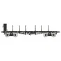 WB-546-Ree models WB546 Flat wagon TP, long stanchions and guardhouse, bogies, SNCF
