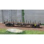 WB-547-Ree models WB547 Flat Wagon TP, short stanchions, bogies, SNCF
