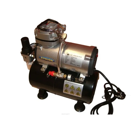 AS-186-Mini Compresseur à cuve AS-186, pour aérographe, Fengda