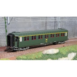 Ree models VB429 Metallic passenger cars, ex-PLM, A7, green 301, ep...