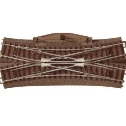 Trix 62624 Aiguillage tréversée jonction double 188.3mm 24.3° Trix Trix_62624 - 1