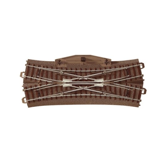 Trix_62624-Trix 62624 Double Junction Crossover Turnout 188.3mm 24.3°