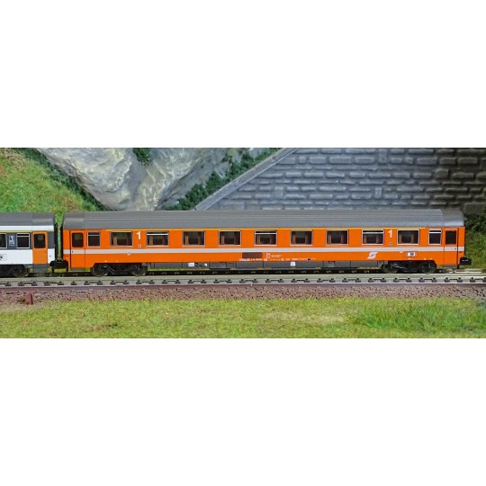 HN4390-Arnold HN4390 Set de 3 voitures voyageurs, EuroCity "Mozart", restaurant DB / 1ère classe ÖBB / 1ère classe SNCF, échelle N