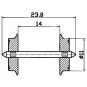 Roco 40182 Standard Axle Set - Roco_40182 Roco_40182-Roco 40182 Standard Axle Set - Roco_40182