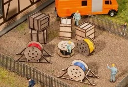 Faller 180617 Model kit, transport crates and cable reels - Faller ...
