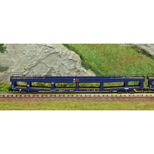 HN4349-Arnold HN4349 Set de 2 portes-auto, DD DEV 66, livrée bleu, SNCB, échelle N