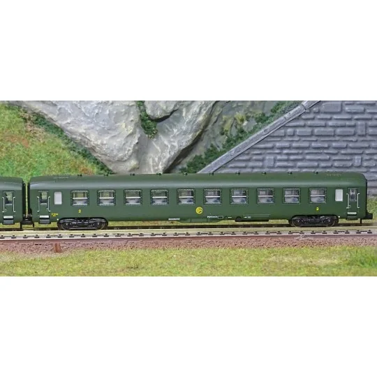 Arnold HN4383 Set de 3 voitures voyageurs DEV AO, A9/B10, échelle N Arnold HN4383 - 4 HN4383-Arnold HN4383 Set de 3 voitures voyageurs DEV AO, A9/B10, échelle N