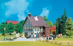 Faller 130280 Model kit, house with stork's nest