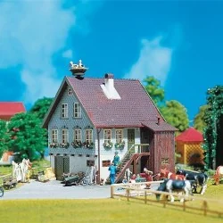 Faller 130280 Model kit, house with stork's nest