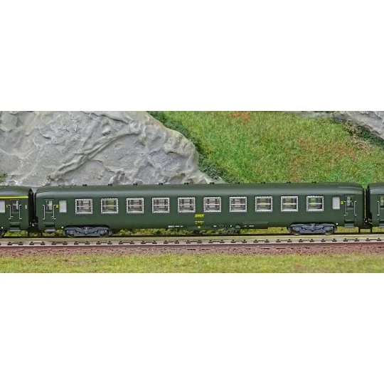 HN4385-Arnold HN4385 Set de 3 voitures voyageurs DEV AO, A9/B10, logo encadré, échelle N