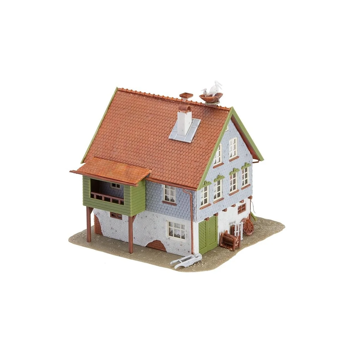 Faller 130280 Model kit, house with stork's nest - Faller_130280