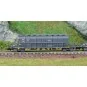 HN6548-Arnold HN6548 Set of 2 Faoos-type bogie hopper wagons, coal transport, SNCF, SGW, N scale