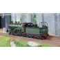 HJ2415S-Jouef HJ2415S 140 C 133 Steam Locomotive, green/black livery with red stripes, SNCF, digital sound