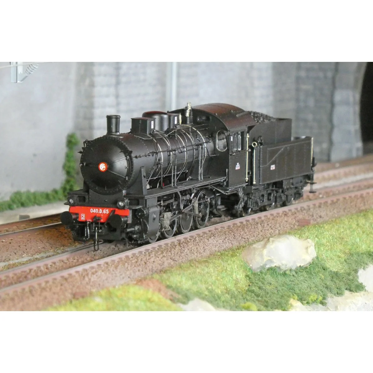 Jouef HJ2417S Locomotive à vapeur 040 D 507, livrée noire, SNCF, digitale sonore Jouef HJ2417S - 1