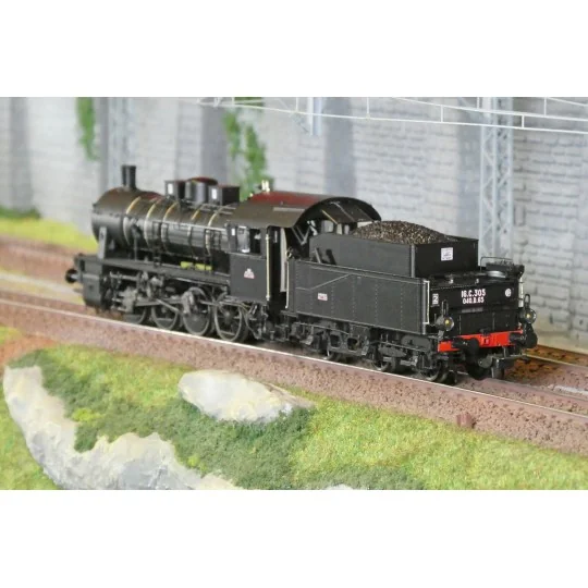 HJ2417S-Jouef HJ2417S 040 D 507 Steam Locomotive, black livery, SNCF, digital sound