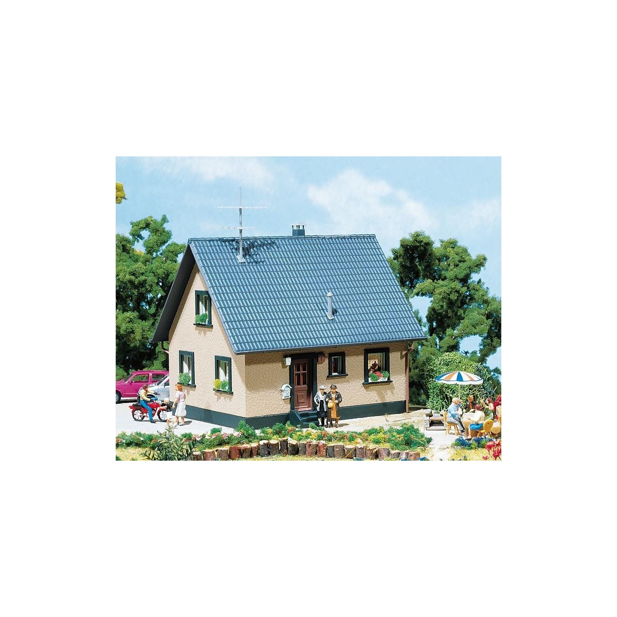 Faller 130223 Model Kit, Family House - Faller_130223
