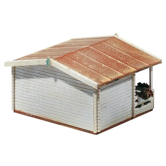 Faller_180542-Faller 180542 Model kit, swimming pool and garden shed