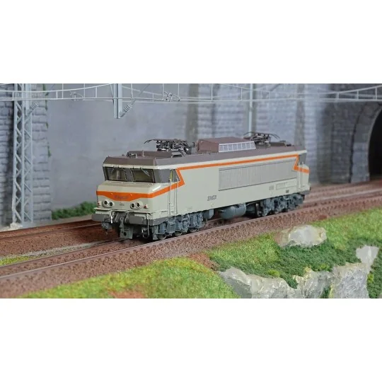 Jouef HJ2427S CC 6568 electric locomotive, SNCF, concrete livery, d... HJ2427S-Jouef HJ2427S CC 6568 electric locomotive, SNCF, concrete livery, digital sound