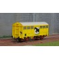 HJ6232-Jouef HJ6232 Wagon couvert type Gs, transport de chevaux, livrée jaune
