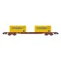 Jouef HJ6242 Bogie Container Wagon, SGSS, loaded with 2 Citroën 20'... HJ6242-Jouef HJ6242 Bogie Container Wagon, SGSS, loaded with 2 Citroën 20' Containers